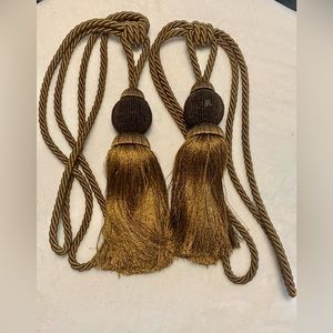 1 Pair Curtain Tassel Tiebacks